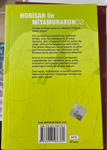 Horimiya cilt 2 - Manga - Görsel 2