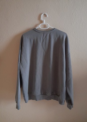 Bohem Gri Kadın Sweatshirt Uzun Kollu - Görsel 8