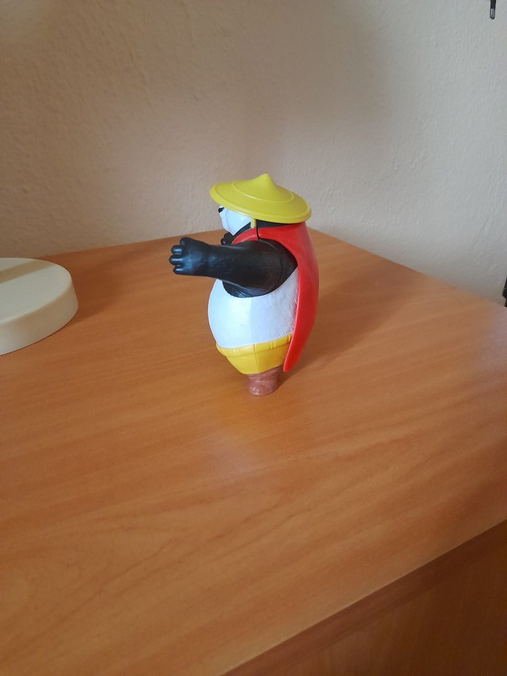 Sarı Şapkalı Renkli Panda Aksiyon Figürü - Görsel 2