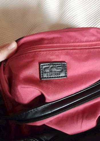 Siyah Deri Tokalı Kadın Çantası - Görsel 12