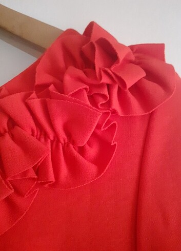 l Beden Kırmızı Elbise