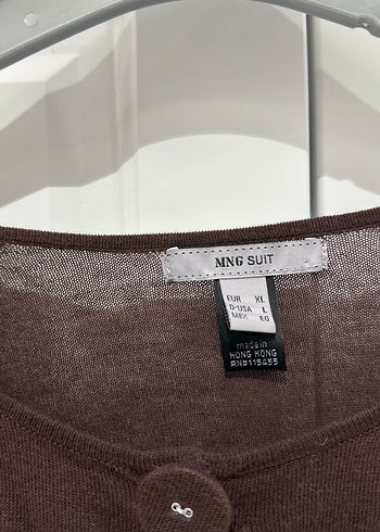 Mango Kadın Kahverengi Düğmeli Hırka - Görsel 3