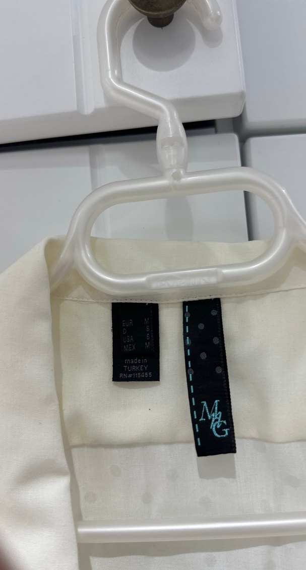 MangoBeyaz Kemerli Halter Yaka Kolsuz Bluz - Görsel 2