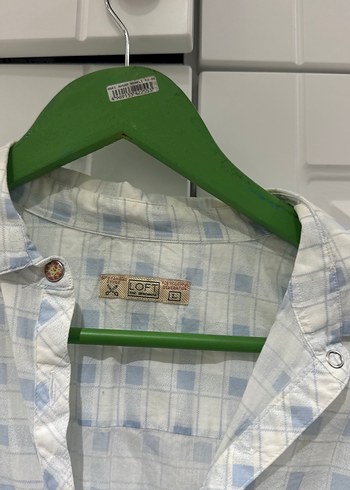 Loft Düğmeli, Uzun Kollu, Bohem Pamuk Gömlek - Görsel 2