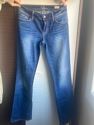 38 Beden mavi Renk Pantolon