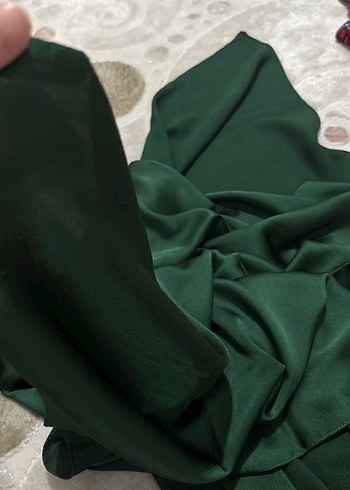 Yeşil Janjan Şal - Görsel 4