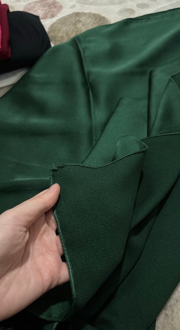 Yeşil Janjan Şal - Görsel 2