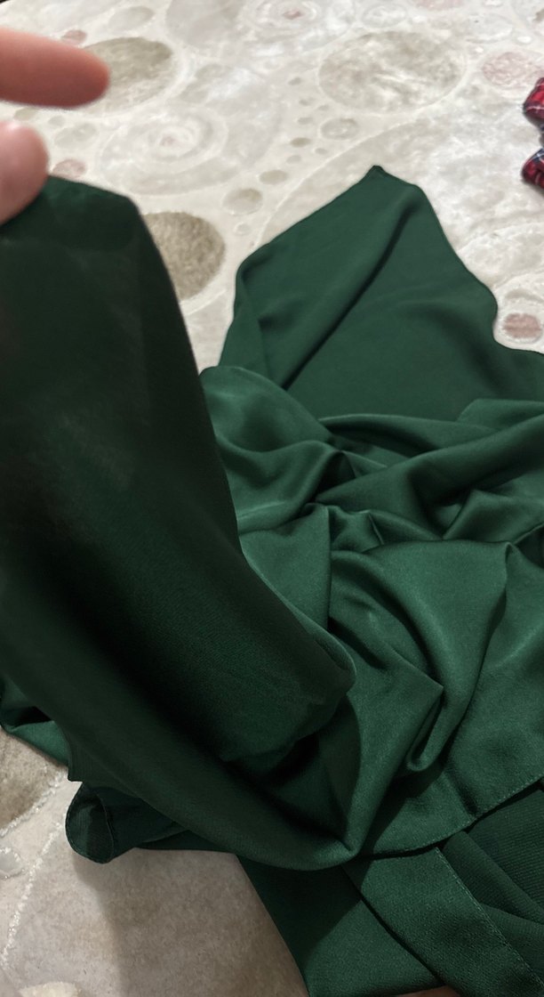 Yeşil Janjan Şal - Görsel 4