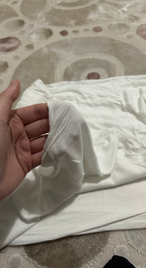 Beyaz Penye Şal - Görsel 2