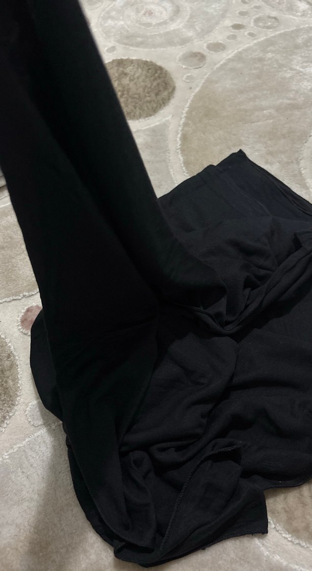 Siyah Penye Şal - Görsel 3