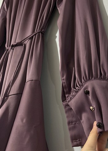 Saten Tesettür Abiye - Görsel 4