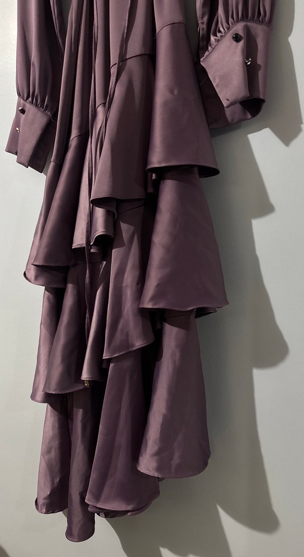 Saten Tesettür Abiye - Görsel 3