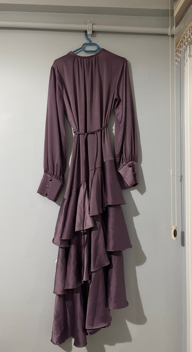 Saten Tesettür Abiye - Görsel 2