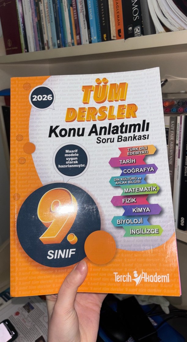 9. Sınıf Tüm Dersler Konu Anlatımlı Soru Bankası - Görsel 2