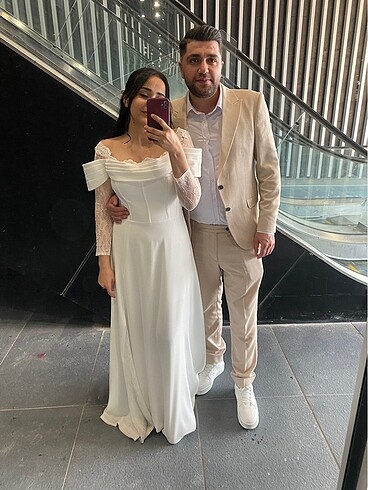 K-lık nikah elbisesi