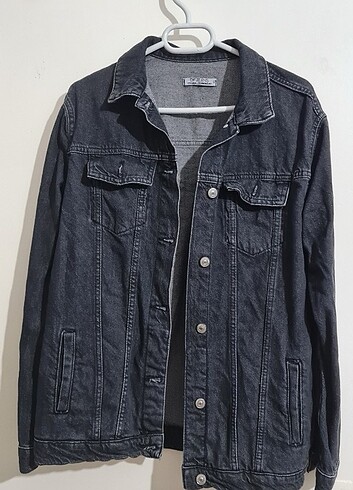 grunge kot jean ceket