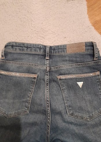 Guess Mavi Normal Boy Kadın Denim Jean