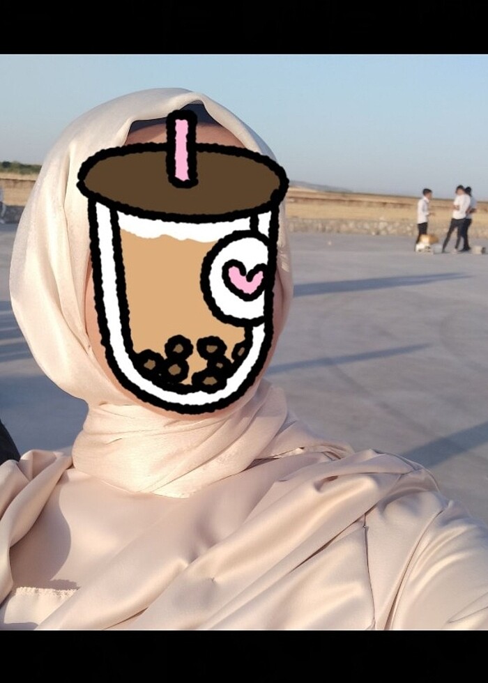 Tesettür Abiye Elbise Krem Abiye - Görsel 3