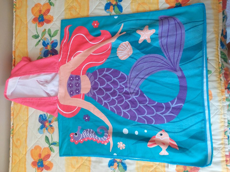 Renkli Baskılı Çocuk Havlusu - Görsel 2