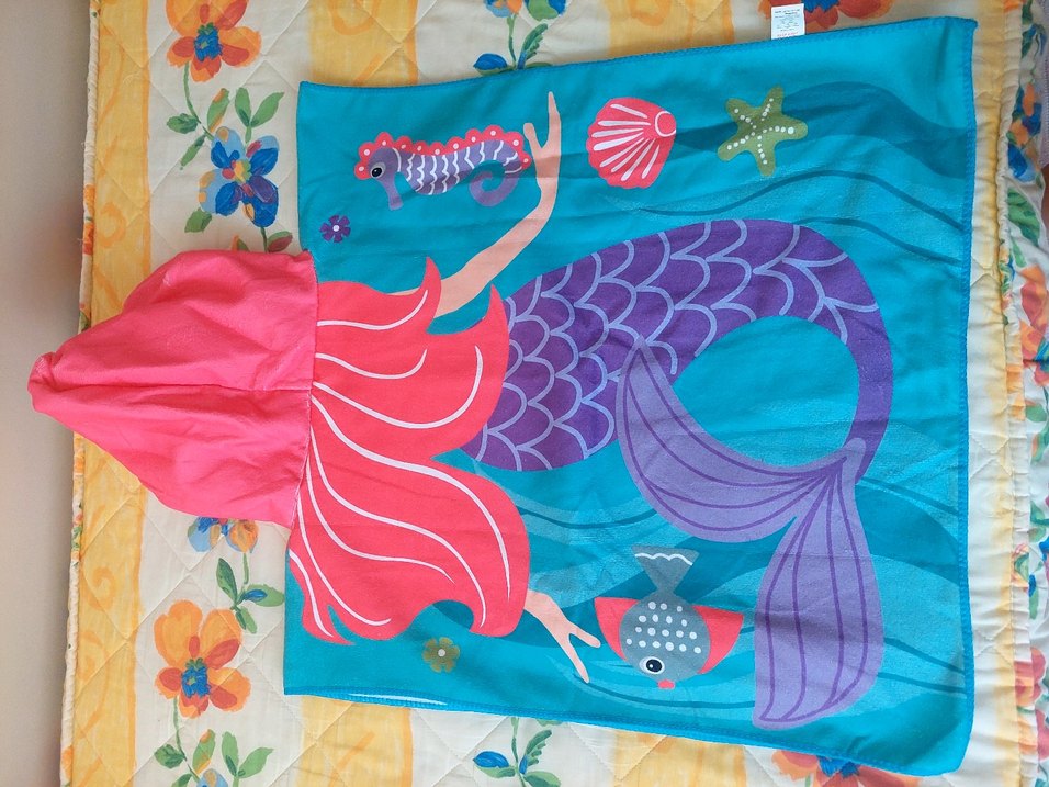 Renkli Baskılı Çocuk Havlusu - Görsel 4