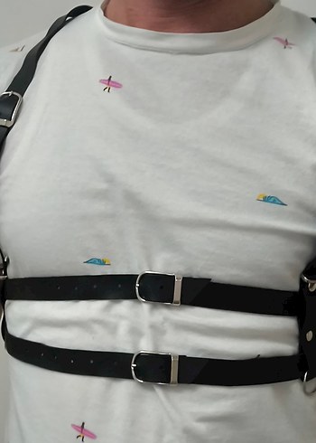 ERKEK DERİ HARNESS - Görsel 2