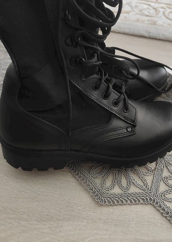 Siyah Erkek askeriye  Goth Bot - Görsel 3