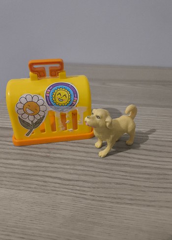 Sarı Oyuncak Köpek ve Taşıma Kutusu - Görsel 2