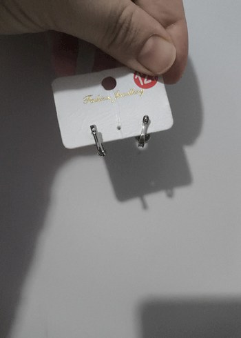 kız çocuk gümüş küpeler - Görsel 2