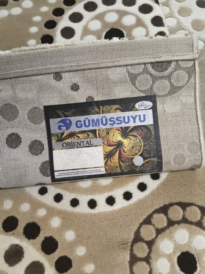 Gümüşsuyu marka Kahverengi Desenli Modern Halı - Görsel 2