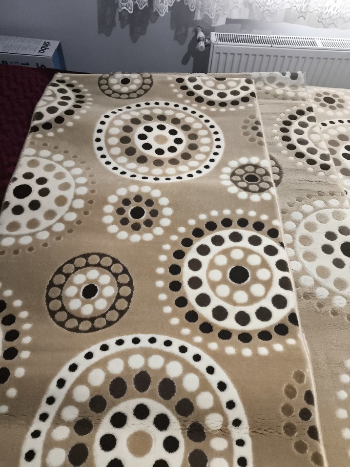 Gümüşsuyu marka Kahverengi Desenli Modern Halı - Görsel 3