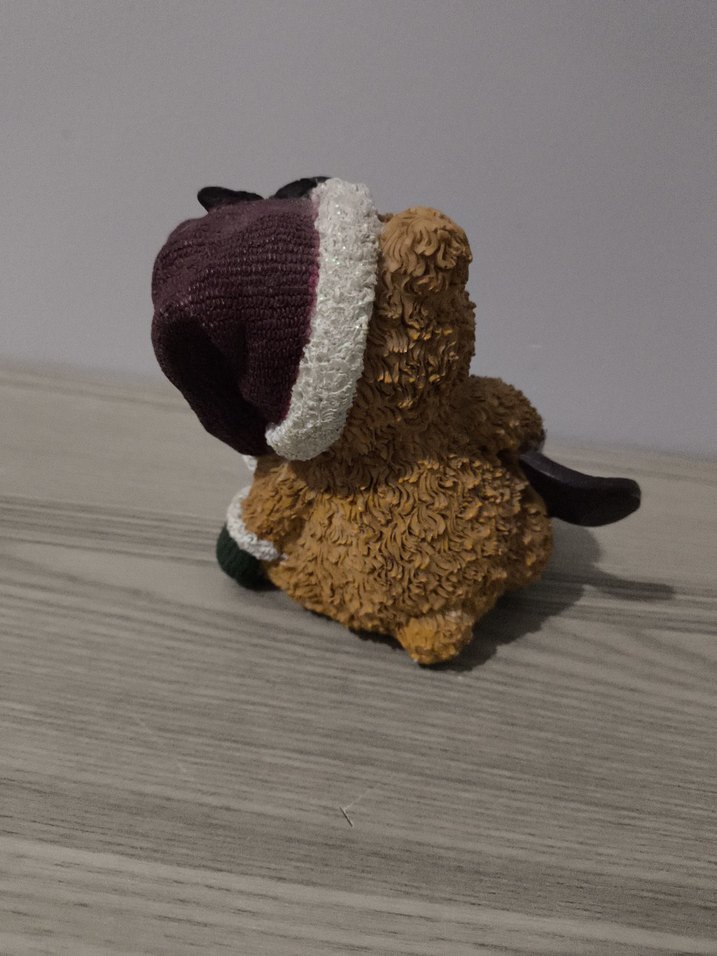 yılbaşı temalı şirin ayıcık biblo - Görsel 2