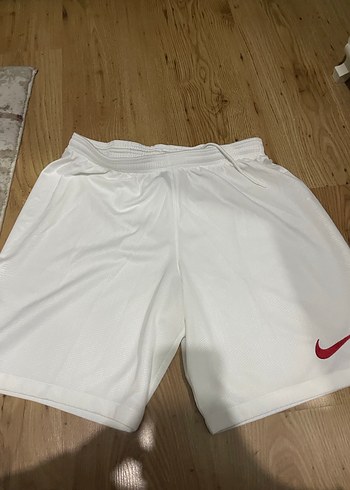 Beyaz Erkek Spor Şortu - Görsel 2