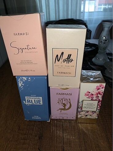 Avon ve farmasi parfüm