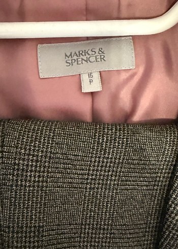 Marks & Spencer Sikligin Simgesi Siyah Tek Dugmeli Blazer Ceket
