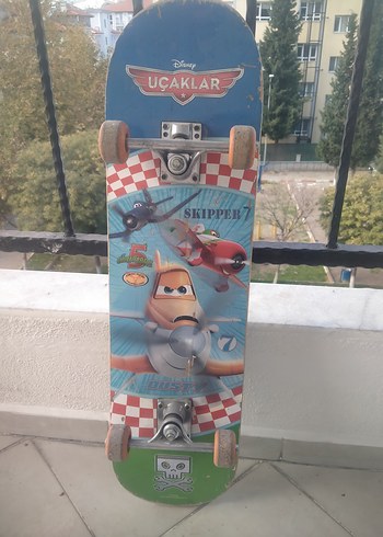 Kahverengi Çocuk Kaykay - Görsel 2