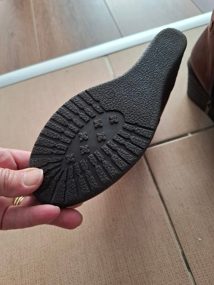 Kadın Siyah Dolgu Topuklu Terlik Velcro - Görsel 3