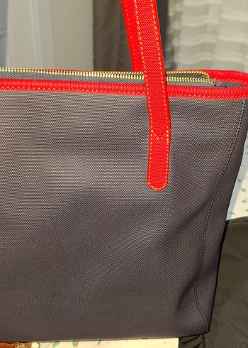 Kırmızı Deri U.S. Polo Assn. Spor Çanta - Görsel 3