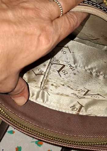 Bej Deri Kadın Çanta 19V69 ITALIA - Görsel 2