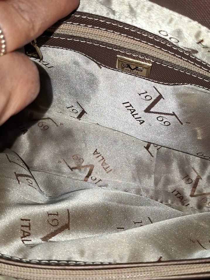 Bej Deri Kadın Çanta 19V69 ITALIA - Görsel 3