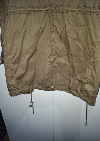 Bej Kemerli Midi Kadın Ceket - Görsel 4