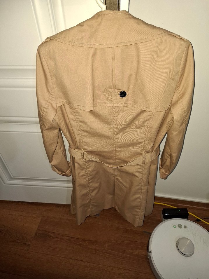 Bej Kadın Midi Trençkot - Görsel 2