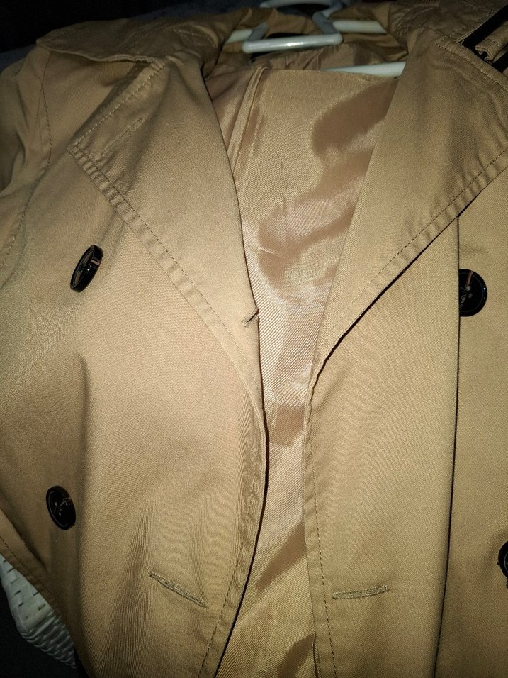 Bej Kadın Midi Trençkot - Görsel 4