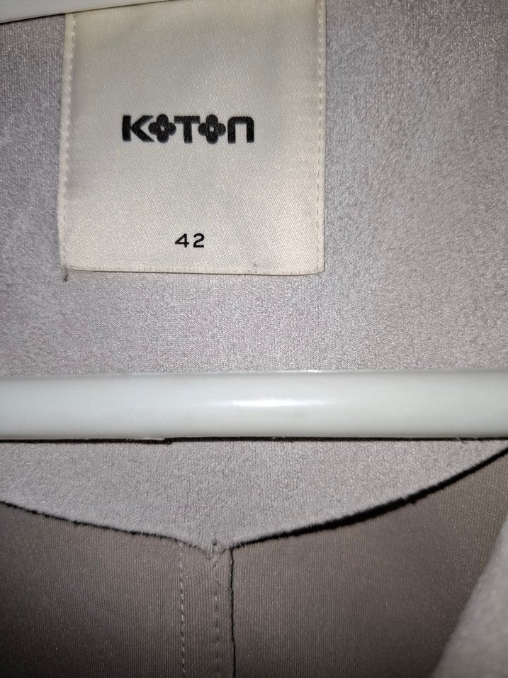 Bej Süet Kadın Kemerli Uzun Trençkot - Görsel 4