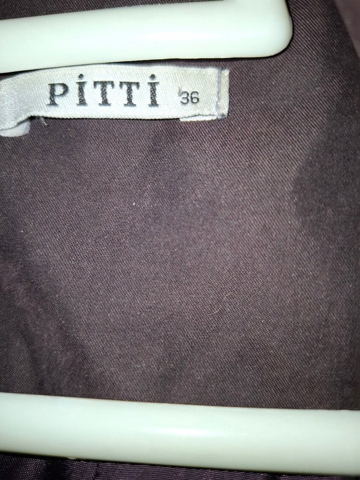 Kahverengi Uzun Süet Hamile Kaban - Görsel 3