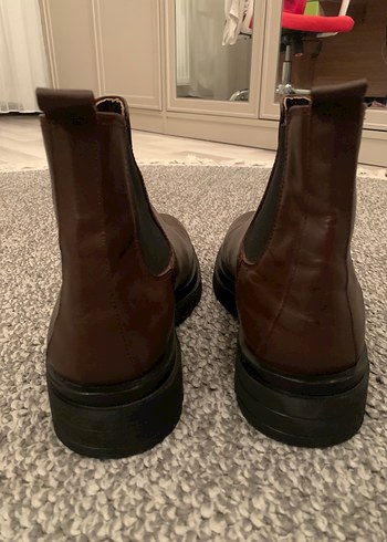 Kahverengi Deri Chelsea Bot - Görsel 4