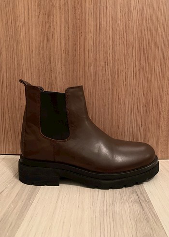 Kahverengi Deri Chelsea Bot - Görsel 2