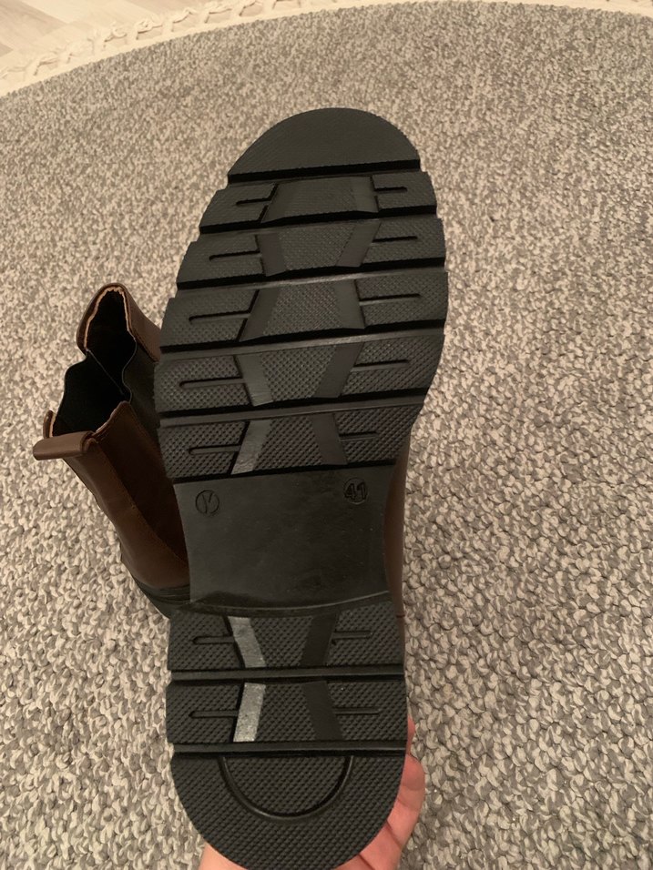 Kahverengi Deri Chelsea Bot - Görsel 5