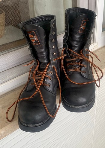 Harley Davidson Hakiki Deri Bot - Görsel 4