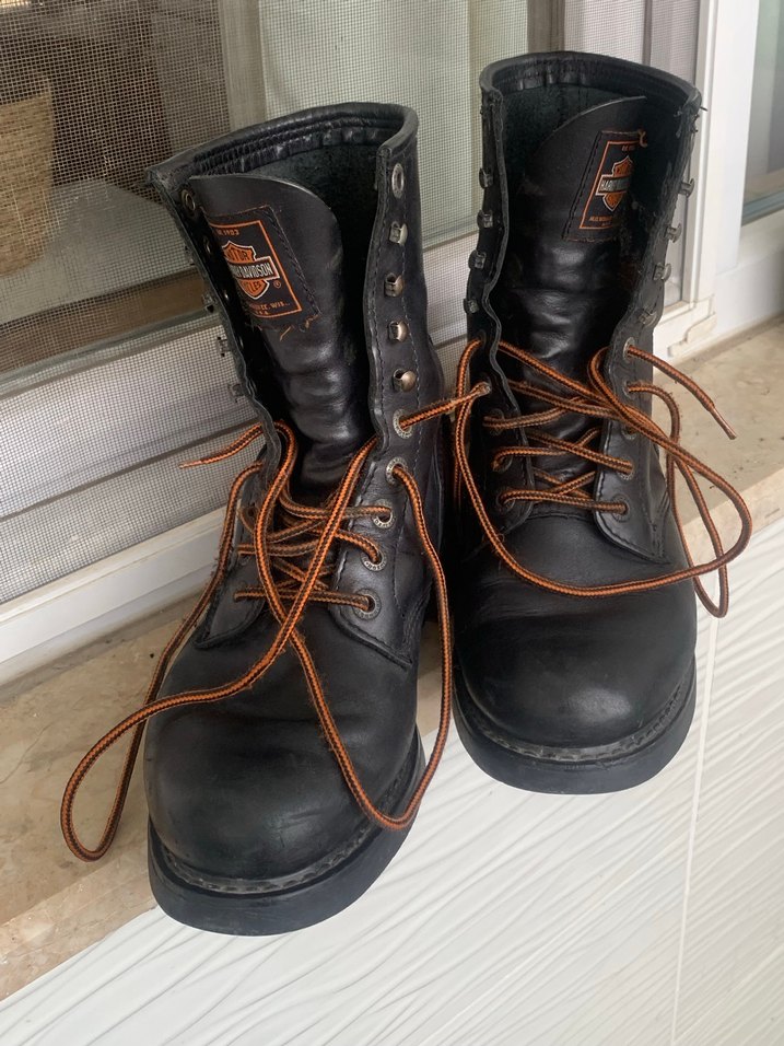 Harley Davidson Hakiki Deri Bot - Görsel 4