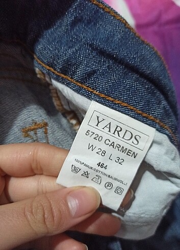 Yardley 28 beden kot pantolon 